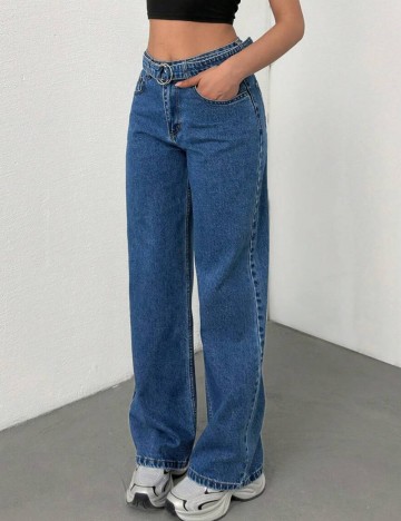 Jeans Shein, albastru