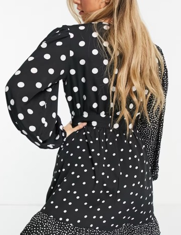 Rochie midi Wednesday S Girl, negru