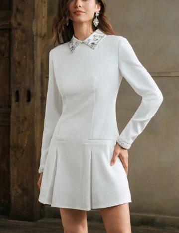 Rochie mini Shein, alb