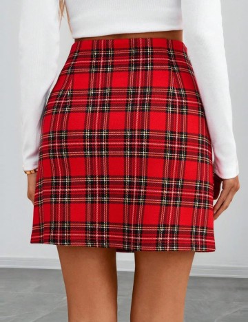 Fustă Shein, roșu