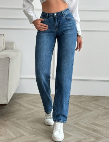 Jeans Shein, albastru