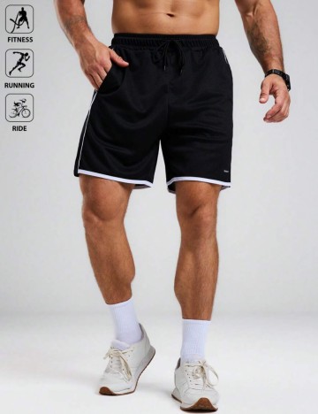 Pantaloni scurți Shein, negru