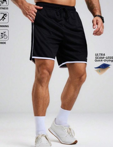 Pantaloni scurți Shein, negru