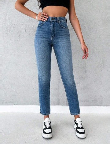 Jeans Shein, albastru