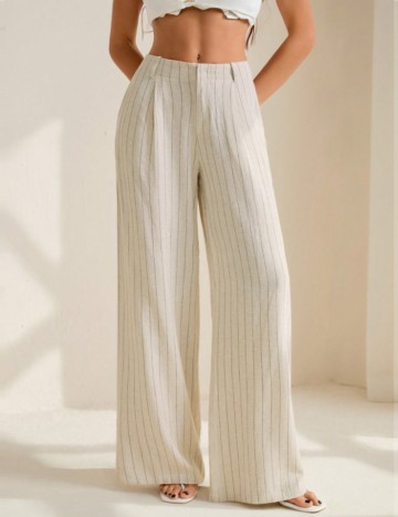 Pantaloni Shein, crem