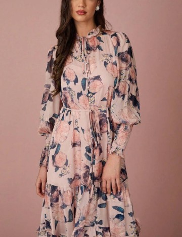 Rochie maxi Shein, mix culori