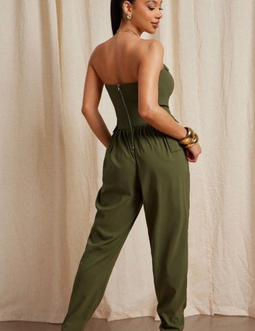 Salopetă lungă Shein, kaki