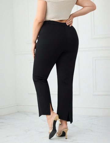 Pantaloni Shein Curve+, negru