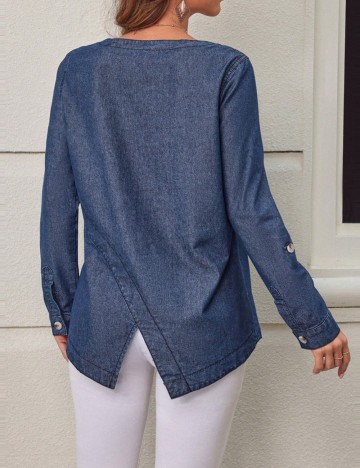 Cămașă Shein, albastru