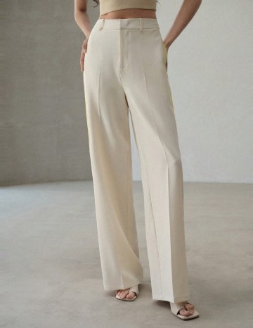 Pantaloni Shein, crem