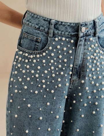 Jeans Shein Anewsta, albastru