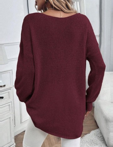 Pulover Shein, vișiniu