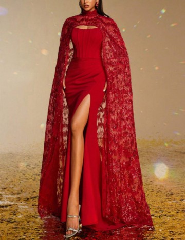 Rochie de ocazie Shein, roșu