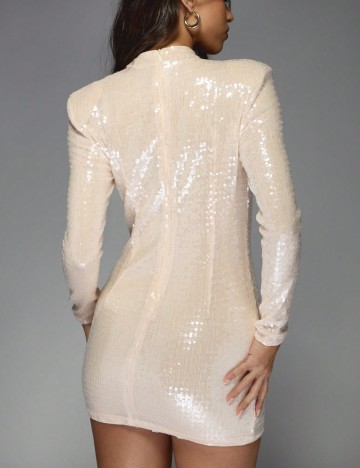 Rochie mini Shein, crem