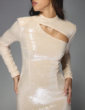 Rochie mini Shein, crem