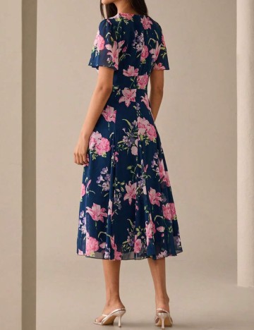 Rochie midi Shein, mix culori