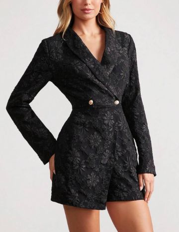 Salopetă scurtă Shein, negru