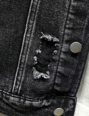 Jachetă De Blugi Shein, negru