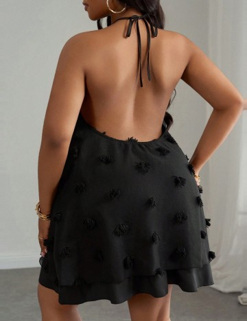 Rochie mini Shein Curve+, negru