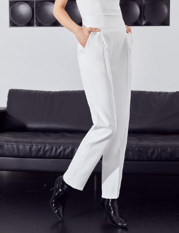 Pantaloni Shein, alb