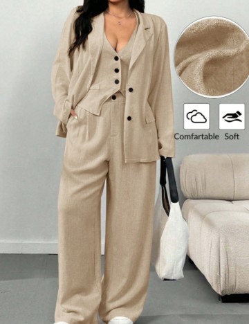 Compleu Shein Curve+, bej