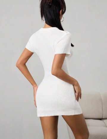 Rochie mini Shein, alb
