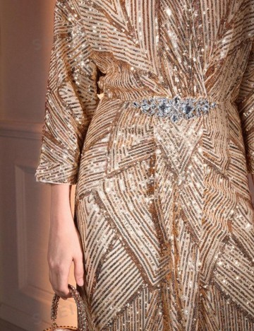 Rochie de ocazie Shein, auriu