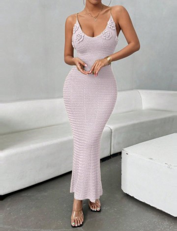 Rochie maxi Shein, roz