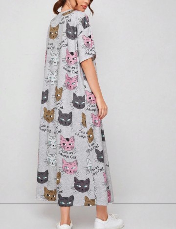 Rochie midi Shein, gri