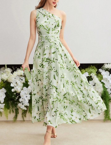 Rochie maxi Shein, verde