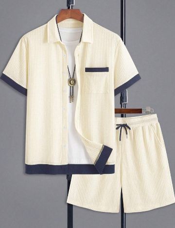 Compleu Shein MANFINITY, crem