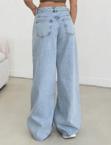 Jeans Shein, albastru