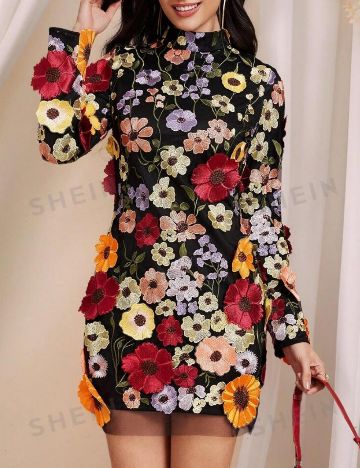 Rochie mini Shein, mix culori