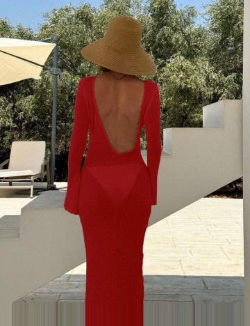 Rochie de plajă Shein, roșu