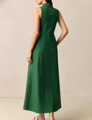Rochie tip cămașă Shein, verde