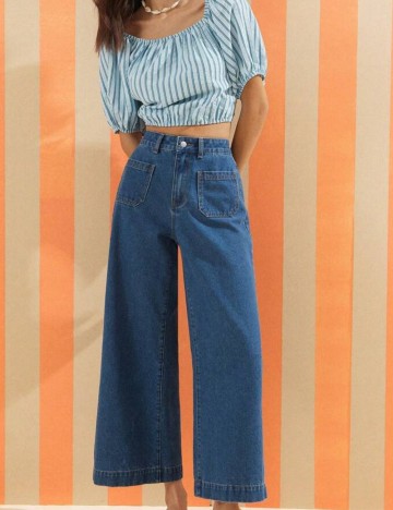 Jeans Shein, albastru