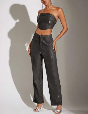 Compleu Shein, argintiu