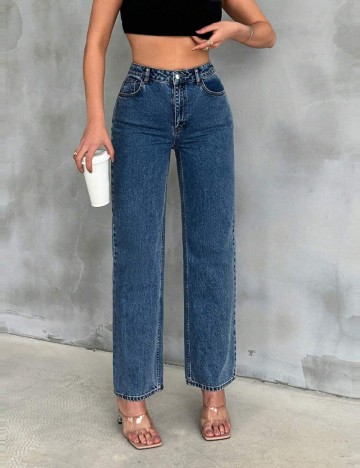 Jeans Shein, albastru
