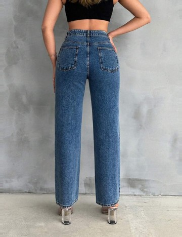 Jeans Shein, albastru