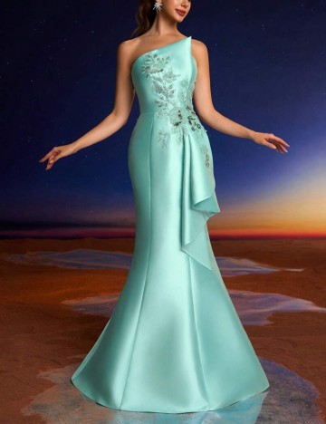 Rochie de ocazie Shein, turcoaz