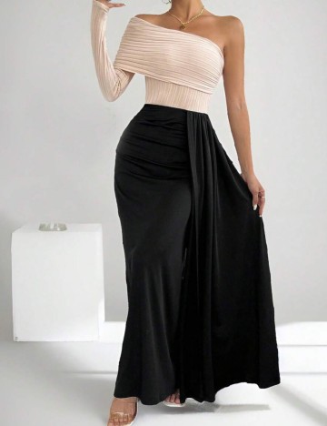 Rochie maxi Shein, mix culori