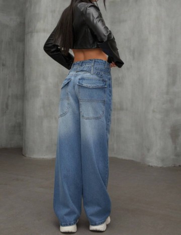 Jeans Shein, albastru