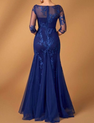 Rochie de ocazie Shein, albastru