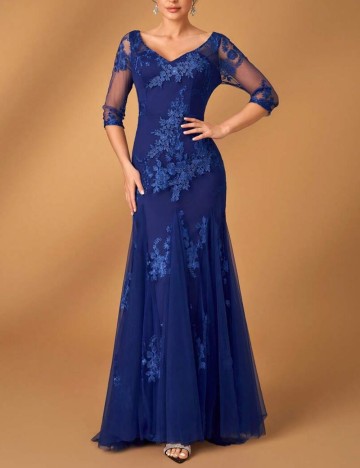 Rochie de ocazie Shein, albastru