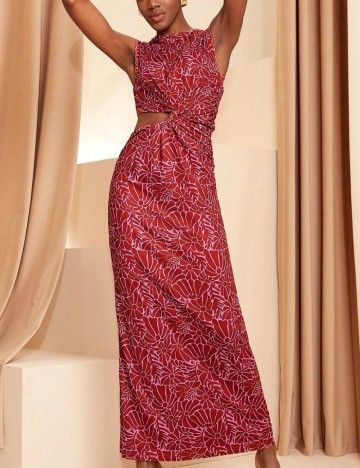 Rochie maxi Shein, mix culori