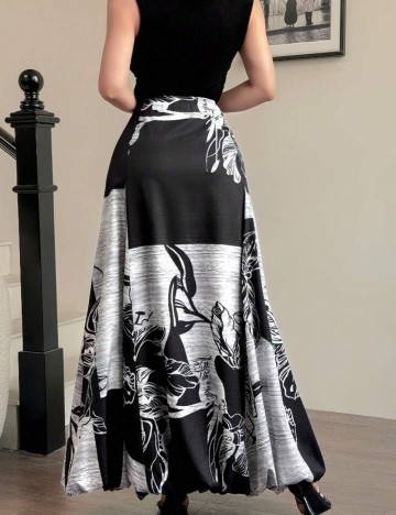 Fustă maxi Shein, mix culori