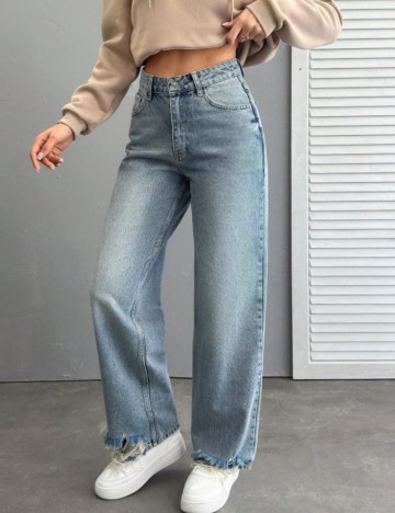 Jeans Shein, albastru