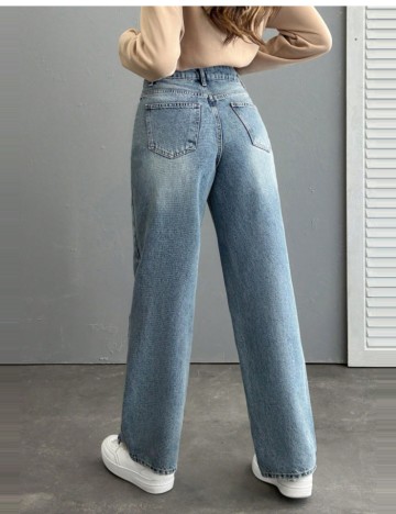 Jeans Shein, albastru