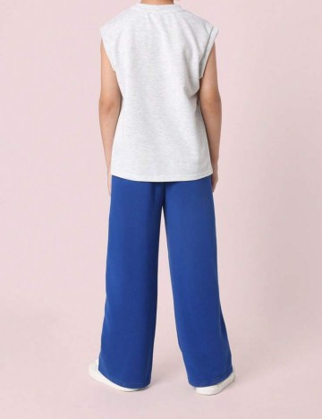 Pantaloni de trening Shein, albastru