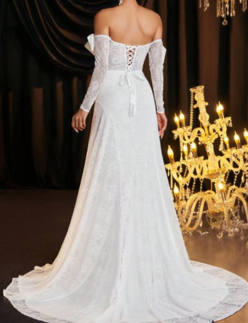 Rochie de ocazie și bridal Shein, alb